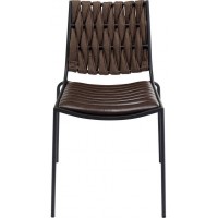 Chair Two Face Dark Brown